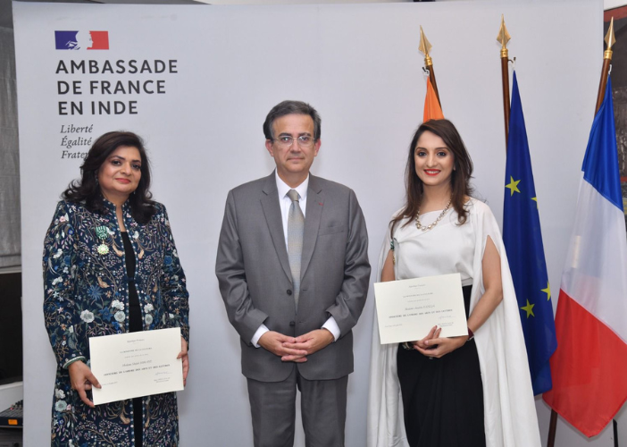 Officier de l’Ordre des Arts et des lettres- Shefali Somani & Anahita Taneja