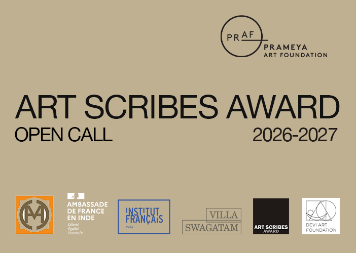 Open Call: Art Scribes Award 2026-27